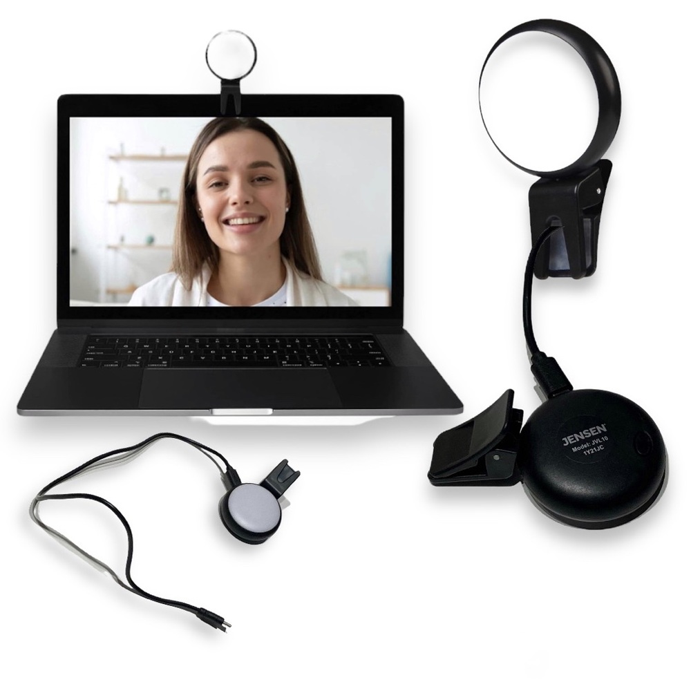 Jensen Video Conference Selfie Light Clip Portable